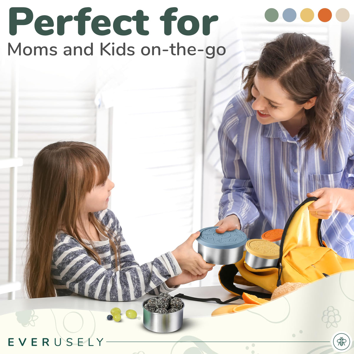 Everusely portable reusable meal kit ideal for on-the-go meals.