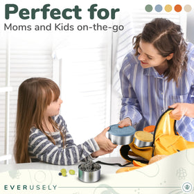 Everusely portable reusable meal kit ideal for on-the-go meals.