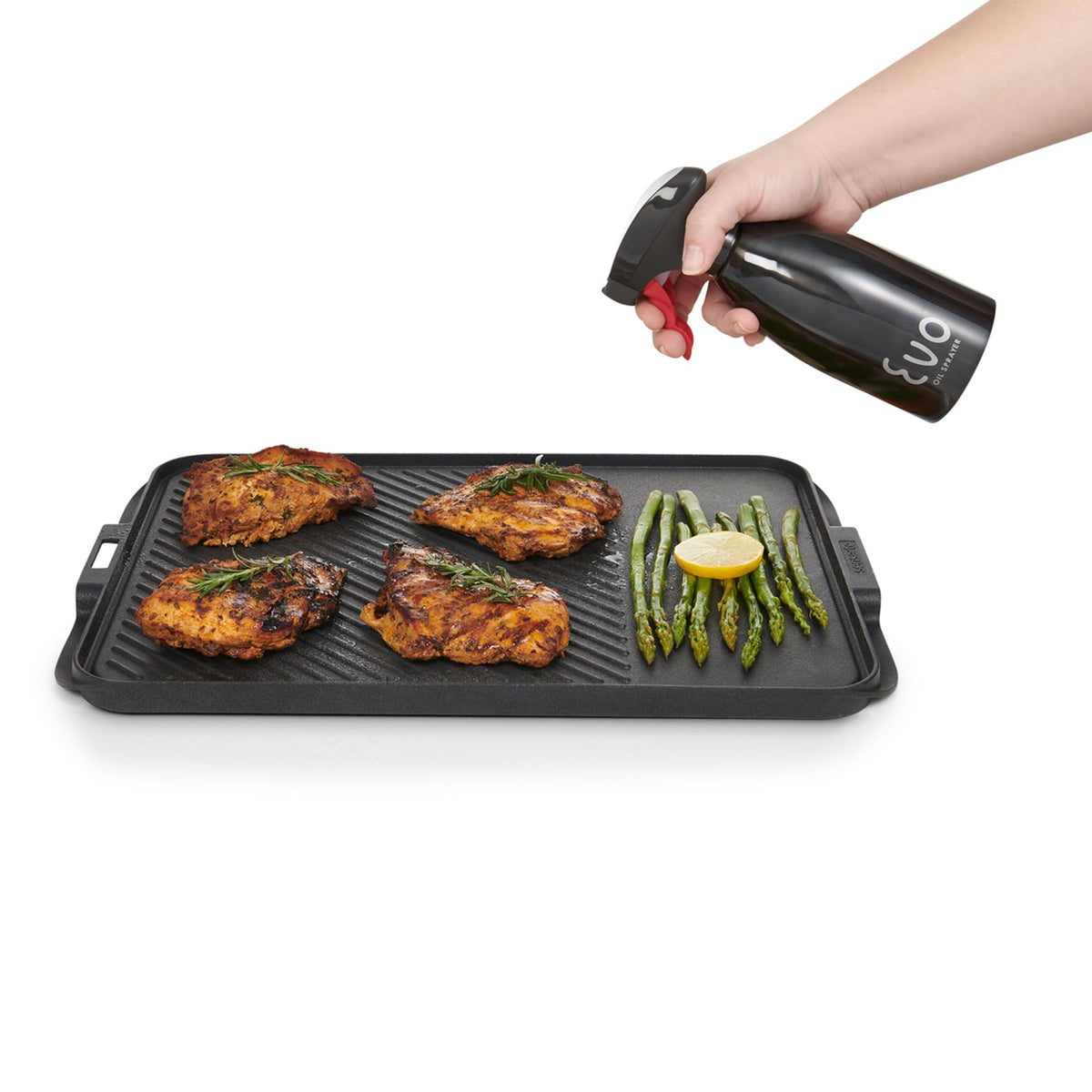 Evo Oil Sprayer 16-ounce capacity for family meals