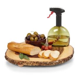 Evo Oil Sprayer label bands organize five oils and vinegar