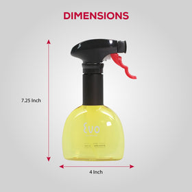 Evo Oil Sprayer Minis 8-ounce capacity fits compact home kitchens.