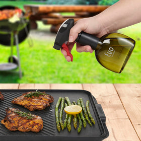 Evo Oil Sprayer Minis shatterproof bottle is top-rack dishwasher safe.