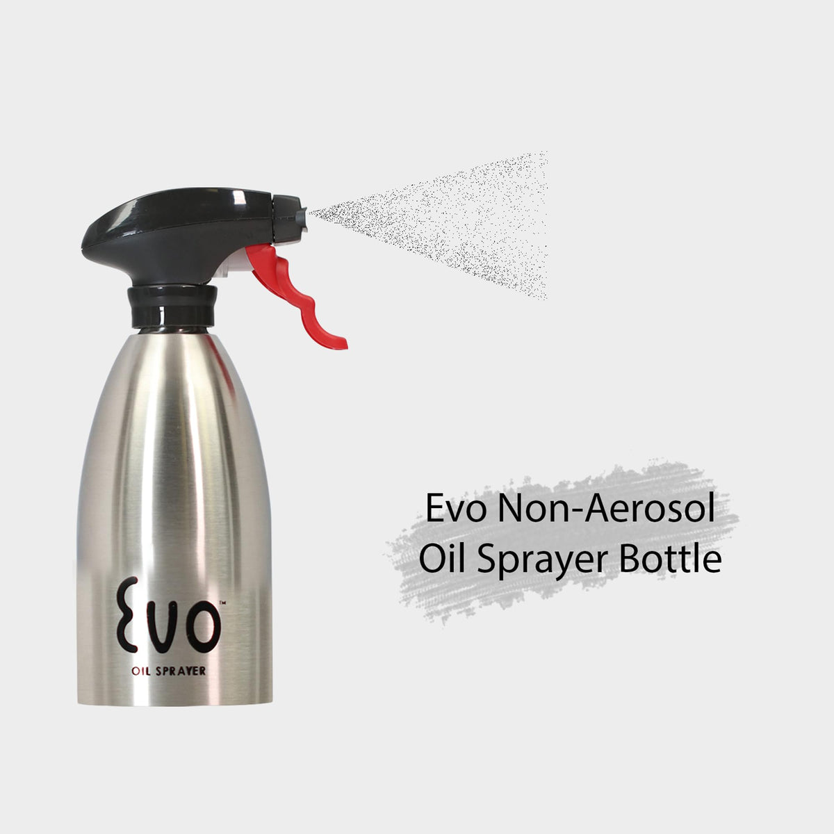 Evo Oil Sprayer works with olive oil for sautéing and finishing.