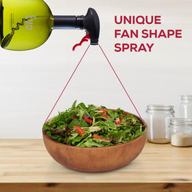 Evo Oil Sprayer wide fan pattern covers more surface area