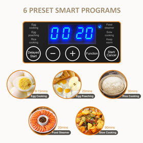 Evoloop egg cooker program focuses on poach and soft-boil options