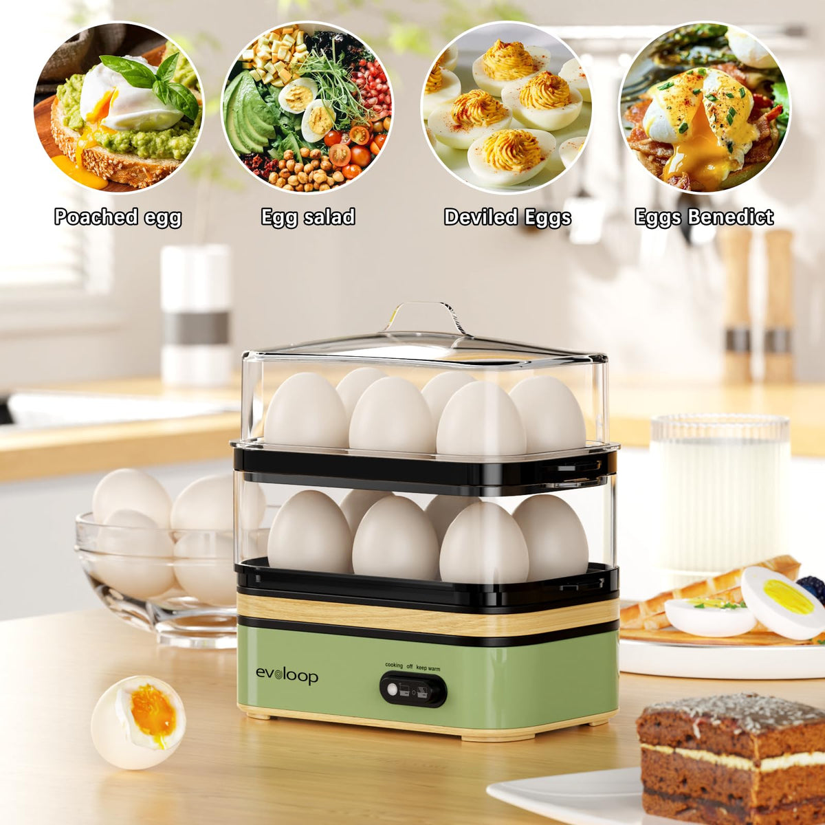 Evoloop detachable parts demonstrating easy cleaning and dishwasher-safe components