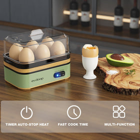 Evoloop Rapid Egg Cooker hard-boiled eggs for reliable texture every time.