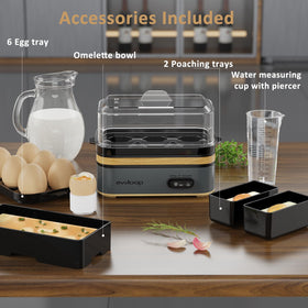 Evoloop omelet tray shown for quick folded omelets with Evoloop.