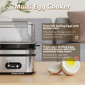 Evoloop omelet tray included for quick customized breakfasts.