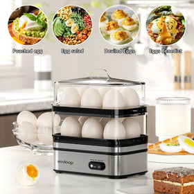 Evoloop rapid egg cooker omelet tray for easy breakfast creation