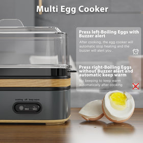 Evoloop Rapid Egg Cooker poaching trays ready for flawless poached eggs.