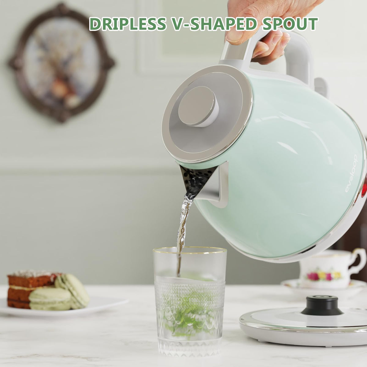 Evoloop 360° base enables easy lifting and serving.