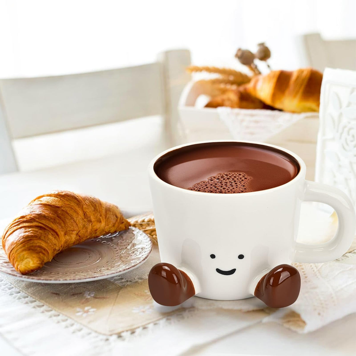 EWCEFIC coffee mug perfect for coffee, tea, or cocoa at home