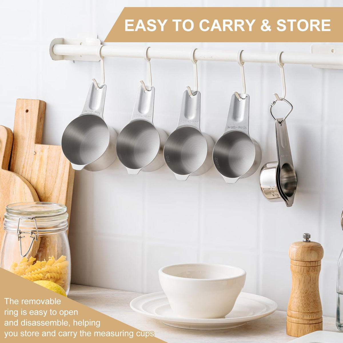EWFEN 15-piece set supports efficient kitchen workflows and tidy storage