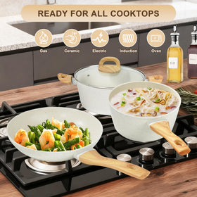 EWFEN 2.5-quart saucepan with lid for versatile meal prep