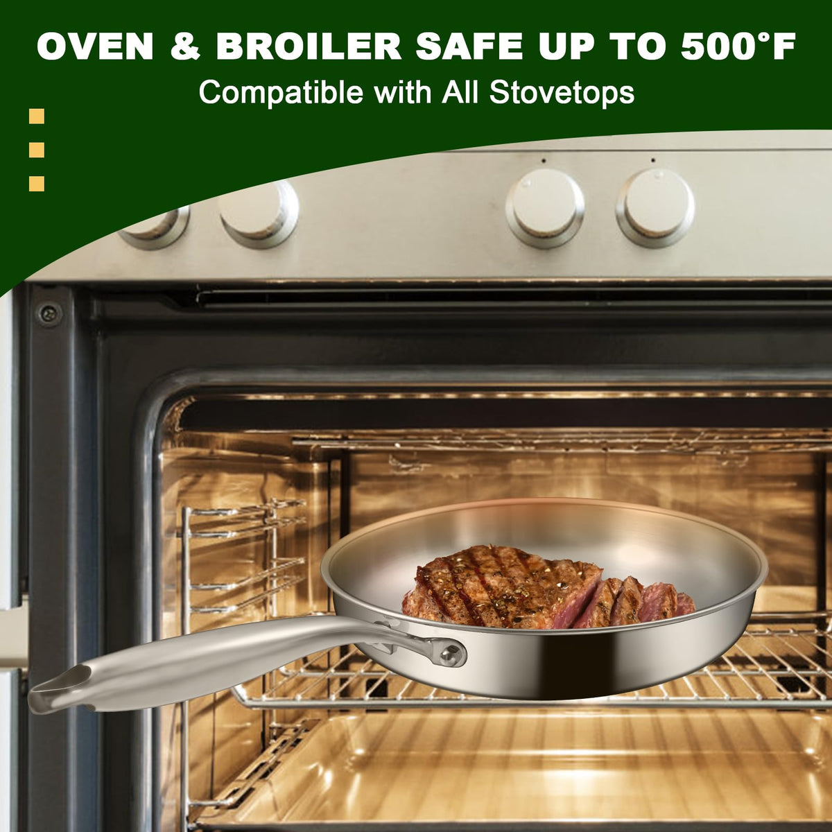 EWFEN handles temperatures up to 600°F for searing.