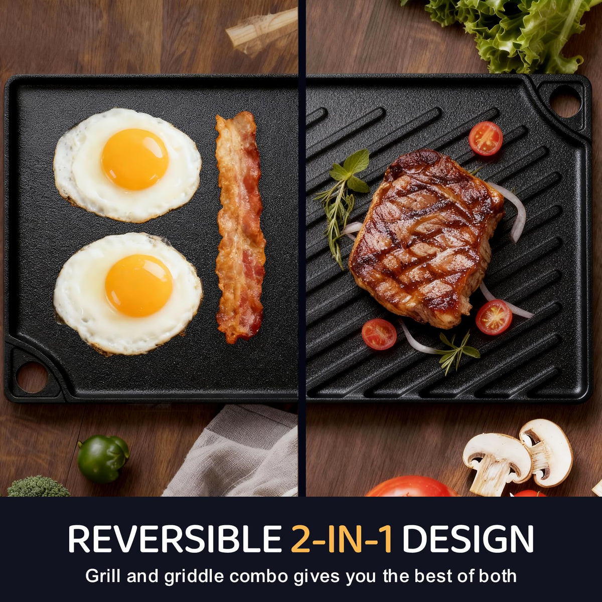 EWFEN compatible with gas, oven, induction, and campfire cooking.