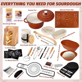 Oval banneton basket from EWFEN for round dough shaping and even fermentation