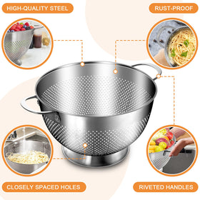 EWFEN wide rim and footed design provide stable countertop use.