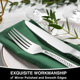 EWFEN balanced dinner knives and spoons for comfortable daily use