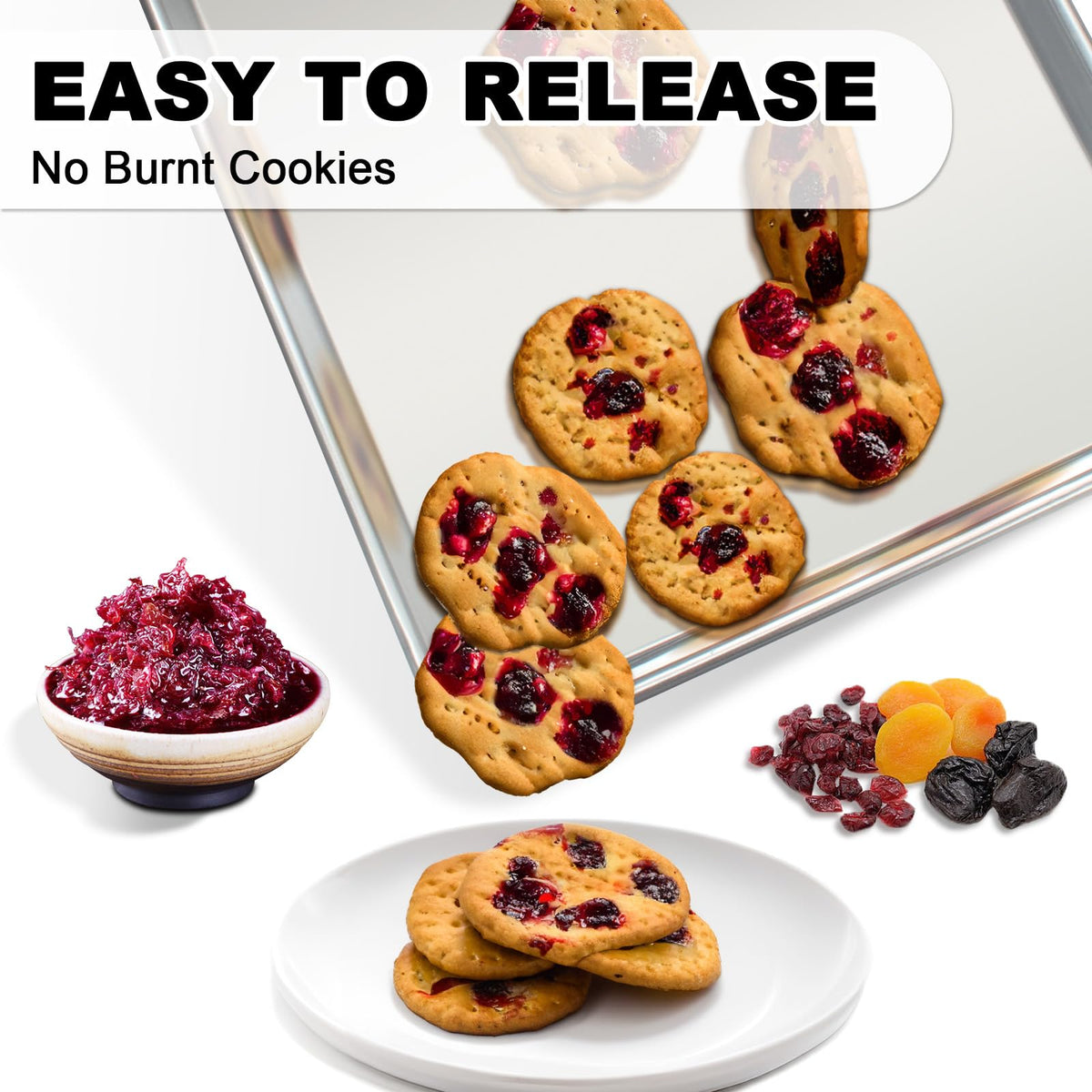 EWFEN even heat-conduction keeps food evenly baked across batches.