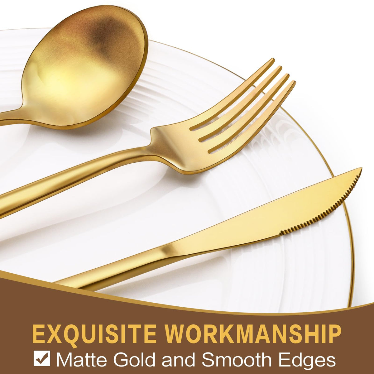 EWFEN gold tea spoons for tea service and daily coffee breaks