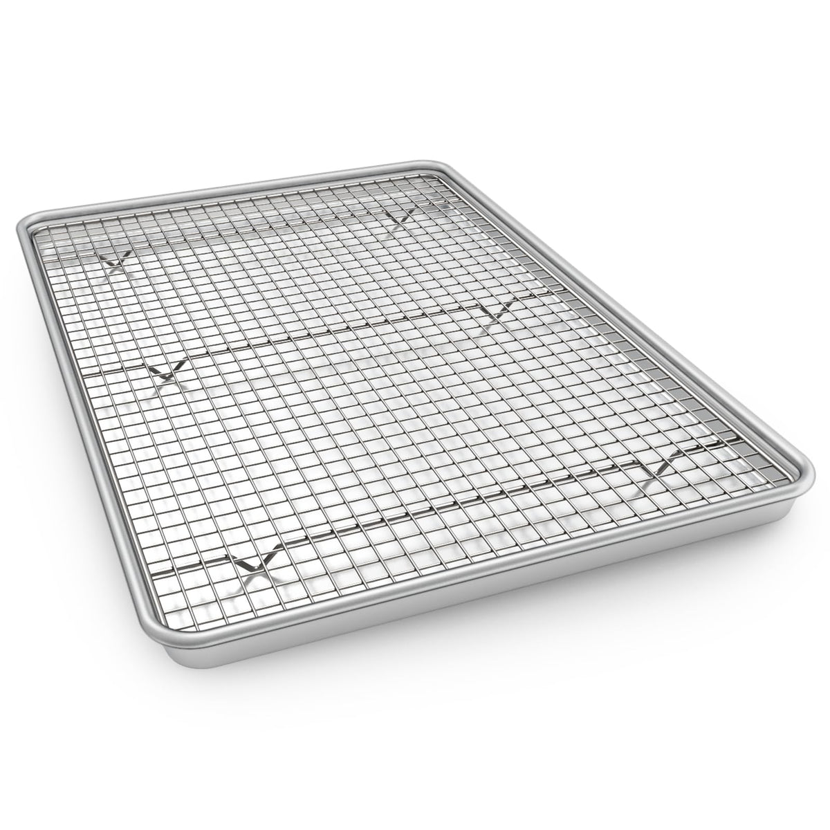 EWFEN half sheet pan with rack set – durable aluminum for even browning.