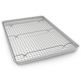 EWFEN half sheet pan with rack set – durable aluminum for even browning.