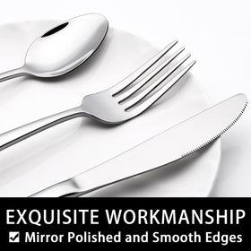 EWFEN heavy-duty stainless steel utensils resist rust for long-term use.