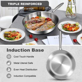 EWFEN compatibility graphic shows induction-ready versatility on all cooktops