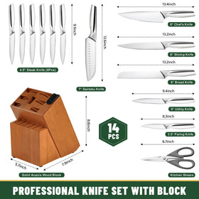 EWFEN stainless blades close-up highlighting sharp edge and precision