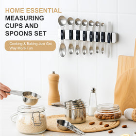 EWFEN measuring cups with dual measurement markings ensure quick accuracy