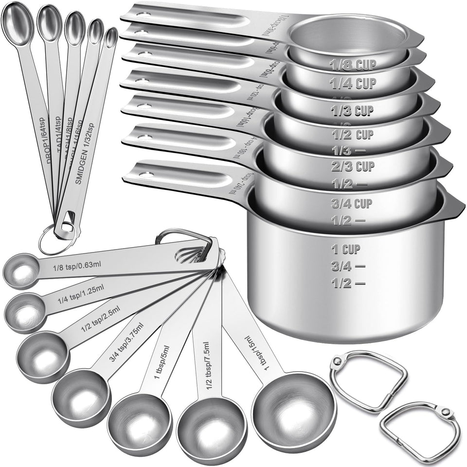 EWFEN measuring cups in a durable one-piece design for long-lasting use.