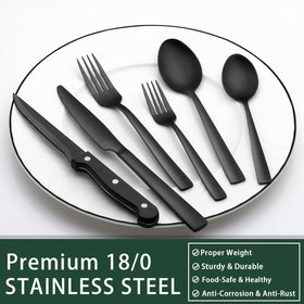 EWFEN mirror-finished stainless steel flatware adds modern elegance