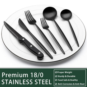 EWFEN mirror-finish stainless steel creates a sleek table presentation.