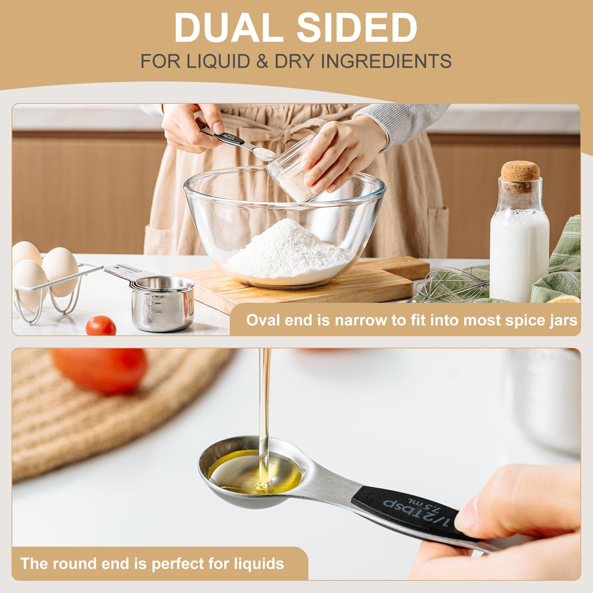 EWFEN leveler included helps accurate measuring of dry ingredients
