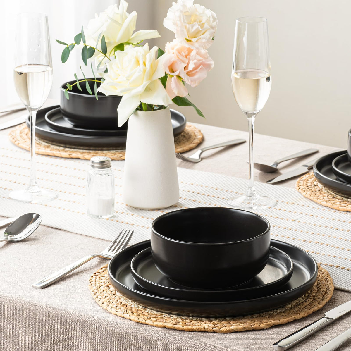 EWFEN sesame speckle and color block design celebrate craft with durable glaze
