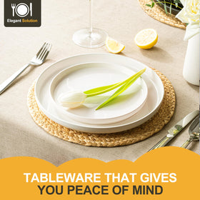 EWFEN salad plate 7-87in with clean white finish for vibrant starters