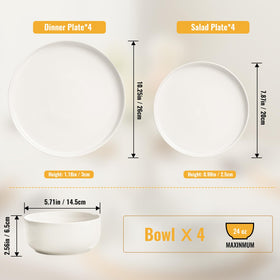 EWFEN stoneware glaze showing durable, scratch-resistant dinnerware