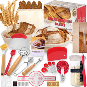 EWFEN round banneton for artisan crust and beautiful bread patterns.