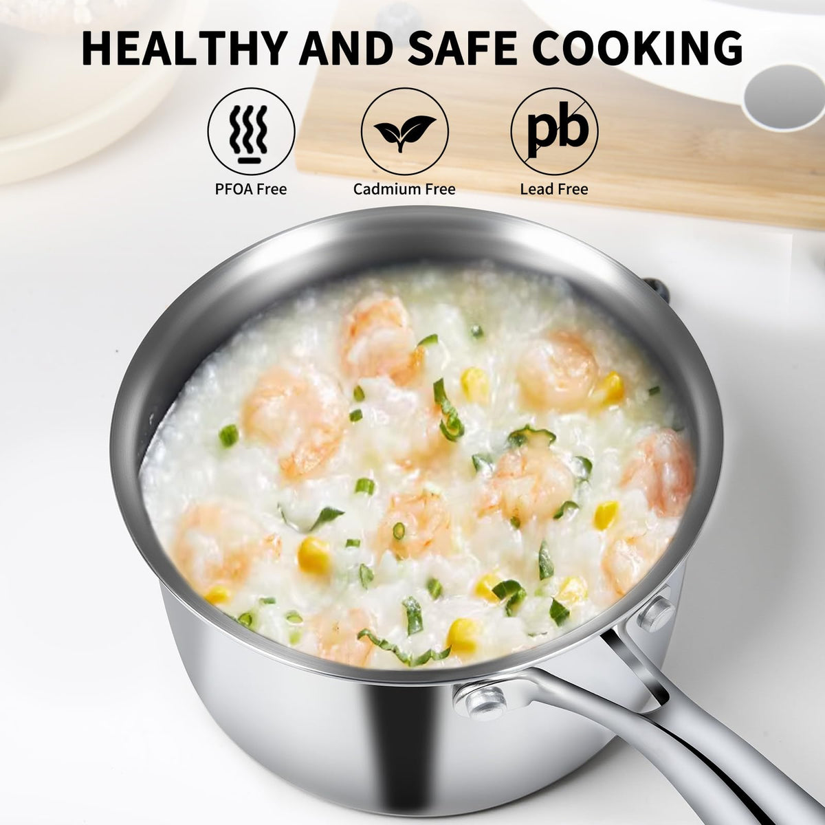 EWFEN exterior 430 stainless steel mirror finish resists discoloration.