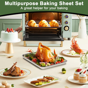EWFEN silicone mat heat resistant 3x reduces sticking during baking.