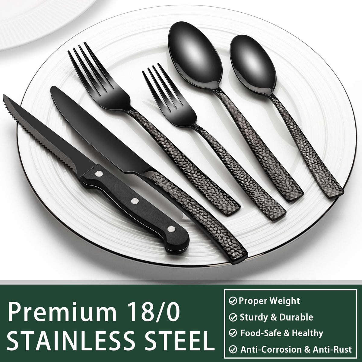 EWFEN stainless steel durability closeup, rust-resistant and long-lasting
