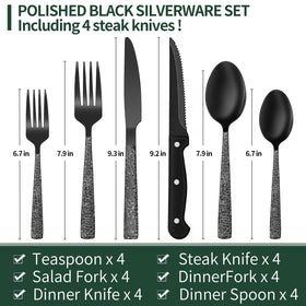 EWFEN steak knives in stainless steel for precise meat cutting