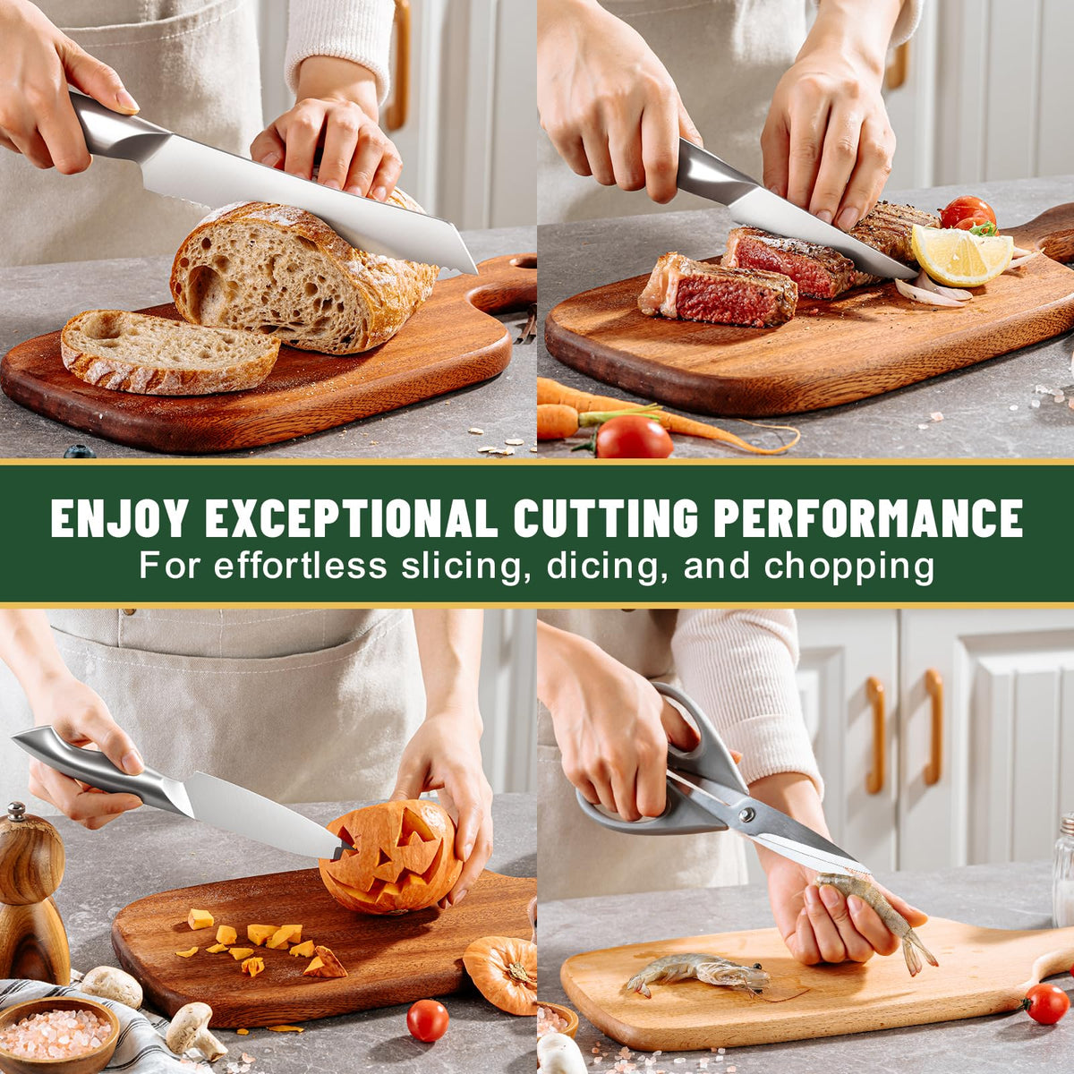 EWFEN 5-inch utility knife for mid-size tasks with control