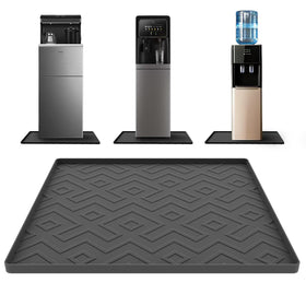 EWX Water Cooler Mat coverage view showing protection for floors and countertops.