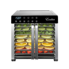 Excalibur compact design showing efficient footprint and drying space