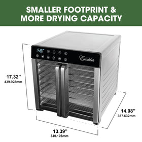 Excalibur parallex air flow system highlighting balanced airflow