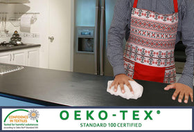 Excellent Deals Flour Sack Towel with hemmed edges, durable kitchen cloth.
