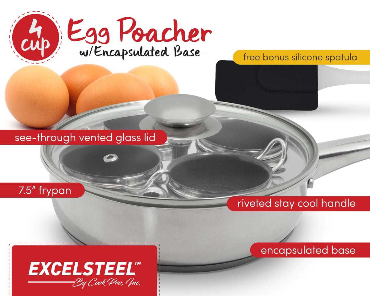 ExcelSteel stainless steel body provides durable performance for everyday use.